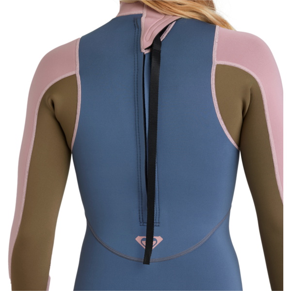 2026 Roxy Da Donna Prologue+ 2/2mm Manica Lunga Back Zip Muta Primaverile Muta 26BW243505 - Ash